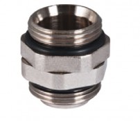 Bocchettone Geberit con filetto maschio, ruotabile Nichelato, Guarnizione in EPDM, in Ottone CW617N Bocchettone Geberit con filetto maschio, ruotabile Nichelato, Guarnizione in EPDM, in Ottone CW617N